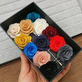 12pcs accFabric Flower Brooch, Lapel Pins