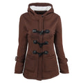 Women's Zipper Hooded Coat Long Trench