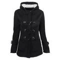 Women's Zipper Hooded Coat Long Trench