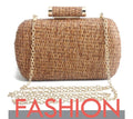 Summer Fashion Hand-woven Straw Bag Clutch Purse