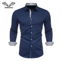 New 100% Cotton Long Sleeve Slim Formal Casual Shirt
