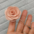 12pcs accFabric Flower Brooch, Lapel Pins