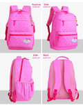3pcs/Set Children Teenagers Girls Printing School Backpack