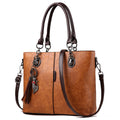 Vintage Style Designer Big Crossbody Leather Handbags