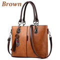 Vintage Style Designer Big Crossbody Leather Handbags