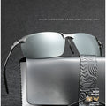 Rimless Photochromic Polarized Sunglasses