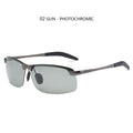Rimless Photochromic Polarized Sunglasses