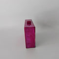 Pearl Hot Rose Pink Plaid Acrylic Evening Clutch Bags