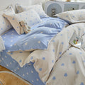 Cute Printed Duvet Cover Sets with Flat Sheets Pillowcases