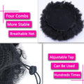 Kinky Big Afro Puff Drawstring Ponytail Extensions