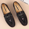 Genuine Crocodile Leather Loafers for Men