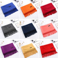 Luxury Solid Cashmere Pashmina Scarfs