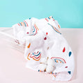 100% Cotton Elinfant 5pcs Gift Set Bamboo Muslin Bib Burp Cloth