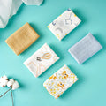 100% Cotton Elinfant 5pcs Gift Set Bamboo Muslin Bib Burp Cloth