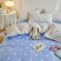 Cute Printed Duvet Cover Sets with Flat Sheets Pillowcases