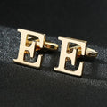 High Quality Gold A-Z Cufflinks for Men's Luxury Shirt CuffLinks