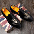 Men's Fashion Embroidery Slip-on Loafers