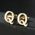 High Quality Gold A-Z Cufflinks for Men's Luxury Shirt CuffLinks