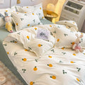 Cute Printed Duvet Cover Sets with Flat Sheets Pillowcases