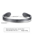Thin Stainless Steel Bangle Bracelet, Gifts for Him, Father's Day Gifts