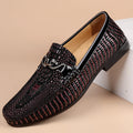 Genuine Crocodile Leather Loafers for Men