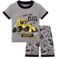 Kids Pyjamas Set for Summer Children Short Sleeve Sleepwear