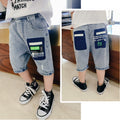 Stretch Denim Slim fit Short for Children