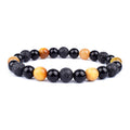 New Magnetic Hematite Bracelets Tiger Eye Stone Bead Couple Bracelets