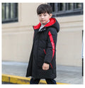 High-Quality Unisex Long Hooded Waterproof Thicken Coat For Kids