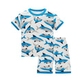 Kids Pyjamas Set for Summer Children Short Sleeve Sleepwear