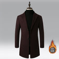 Slim Fit Long Winter Trench Coats for Men