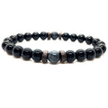 Natural Gemstone Bracelet - Lava Stone Bracelet Natural Moonstone Bead