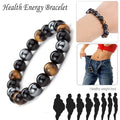 New Magnetic Hematite Bracelets Tiger Eye Stone Bead Couple Bracelets