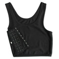 Chest Binder Underwear Tank Tops Bandage Breathable Side Hook