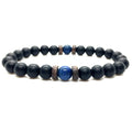 Natural Gemstone Bracelet - Lava Stone Bracelet Natural Moonstone Bead