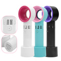 USB Portable Bladeless Rechargeable Handheld Fan Eyelashes Dryer Makeup Tool
