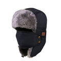 Unisex Flaps Winter Faux Fur Bluetooth Earphones Hat