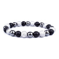 New Magnetic Hematite Bracelets Tiger Eye Stone Bead Couple Bracelets