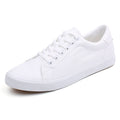 White Black Style Lace Up Men's Fashion Vulcanized Sneakers