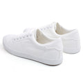 White Black Style Lace Up Men's Fashion Vulcanized Sneakers