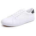 White Black Style Lace Up Men's Fashion Vulcanized Sneakers