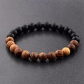 Natural Gemstone Bracelet - Lava Stone Bracelet Natural Moonstone Bead