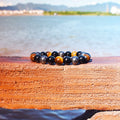 New Magnetic Hematite Bracelets Tiger Eye Stone Bead Couple Bracelets