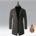 Slim Fit Long Winter Trench Coats for Men