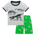 Kids Pyjamas Set for Summer Children Short Sleeve Sleepwear