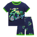 Kids Pyjamas Set for Summer Children Short Sleeve Sleepwear
