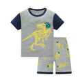 Kids Pyjamas Set for Summer Children Short Sleeve Sleepwear
