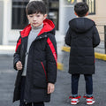 High-Quality Unisex Long Hooded Waterproof Thicken Coat For Kids