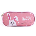 Classic Fashion Pencil Bag Canvas Contrast Colour Large Capacity Pencil Case Stationery Storage Bag Organizer for Student Gift