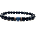 Natural Gemstone Bracelet - Lava Stone Bracelet Natural Moonstone Bead